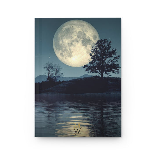 Super Moon Hardcover Journal Matte