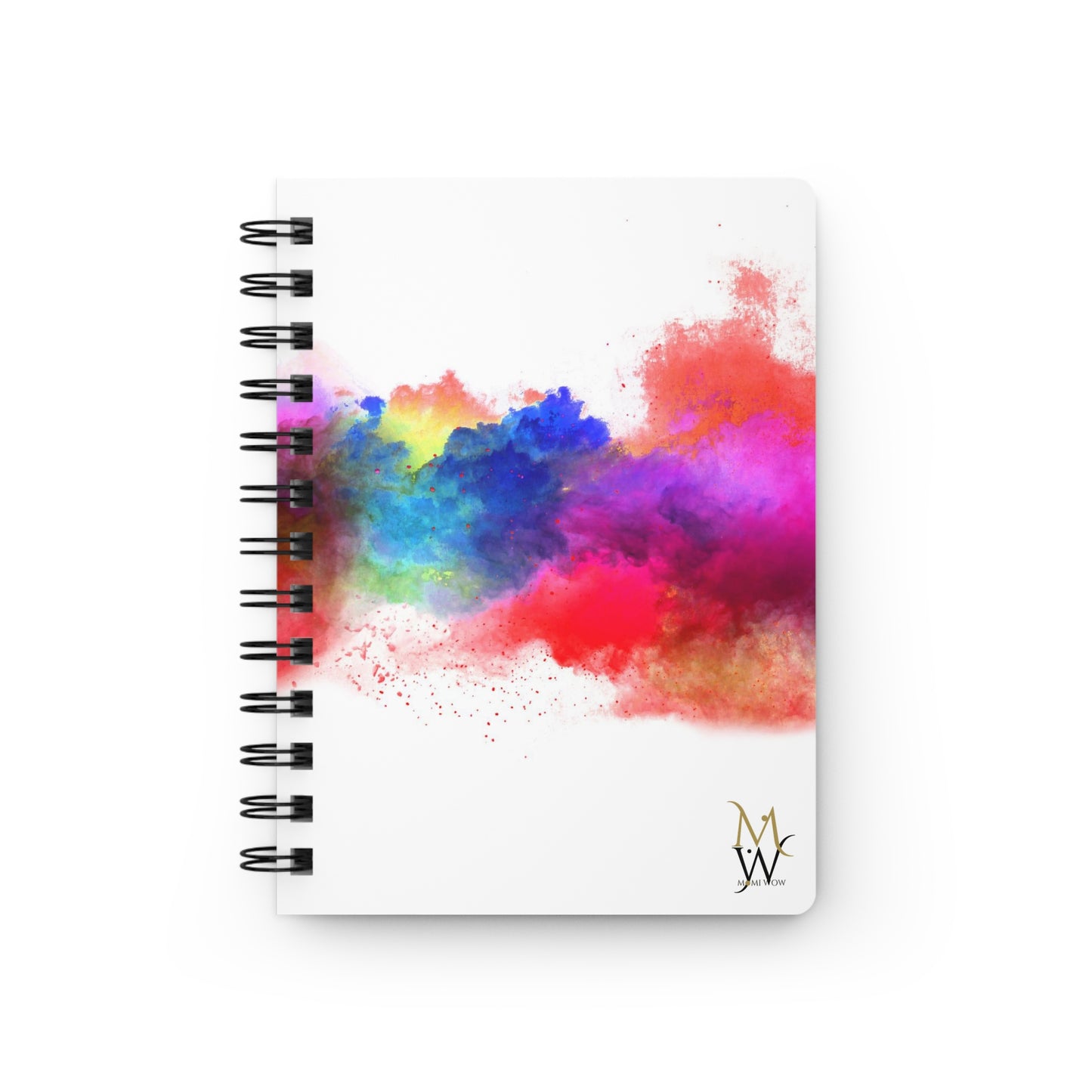 Color Blotch Spiral Bound Journal