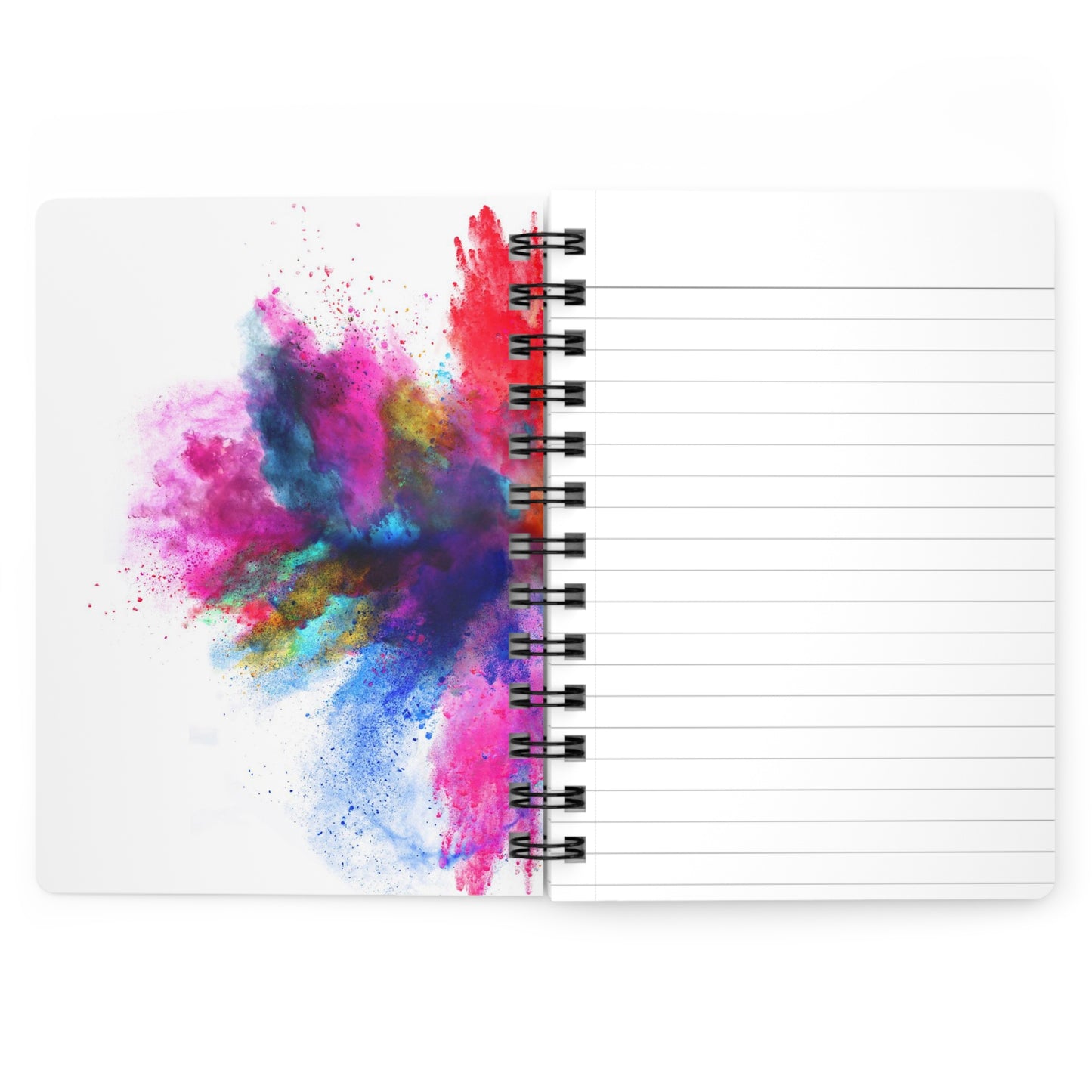 Color Blotch Spiral Bound Journal