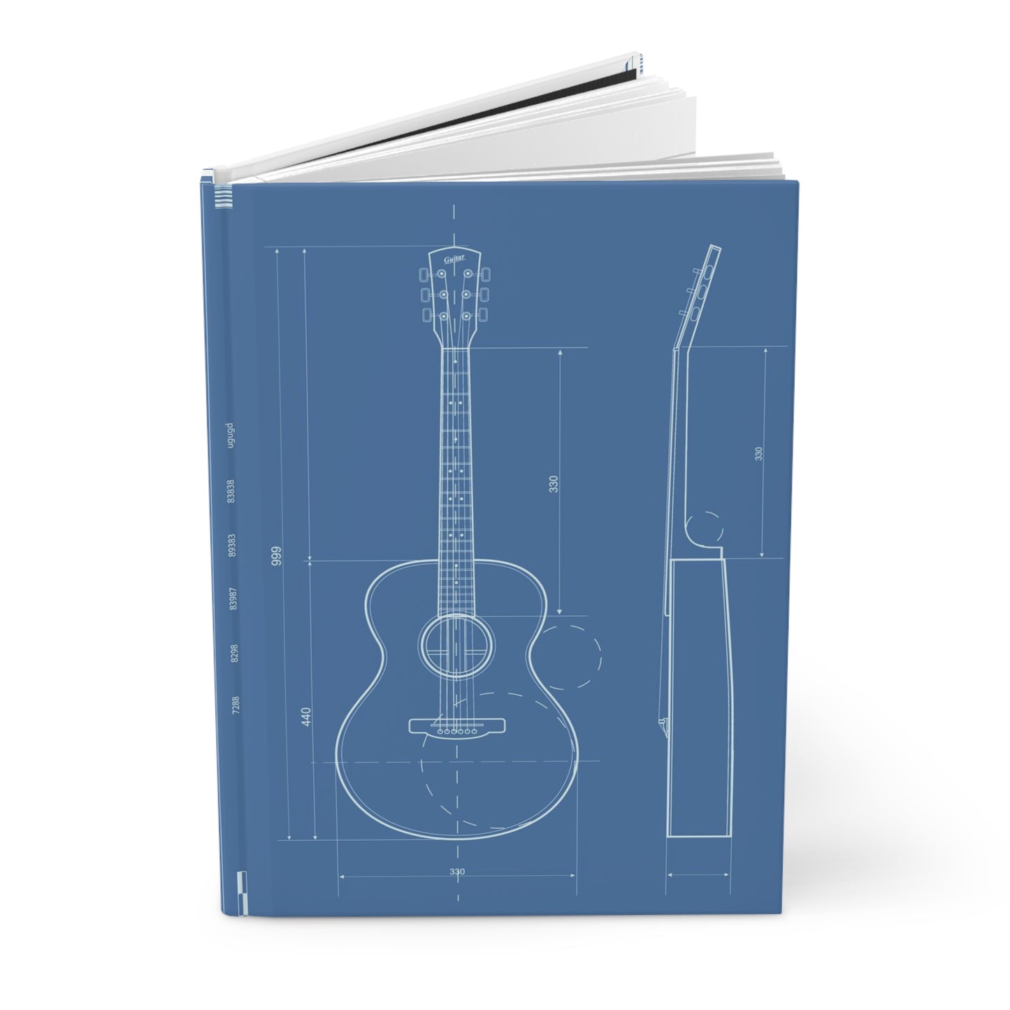 Listen to da' Vibration of the String! - Hardcover Journal Matte