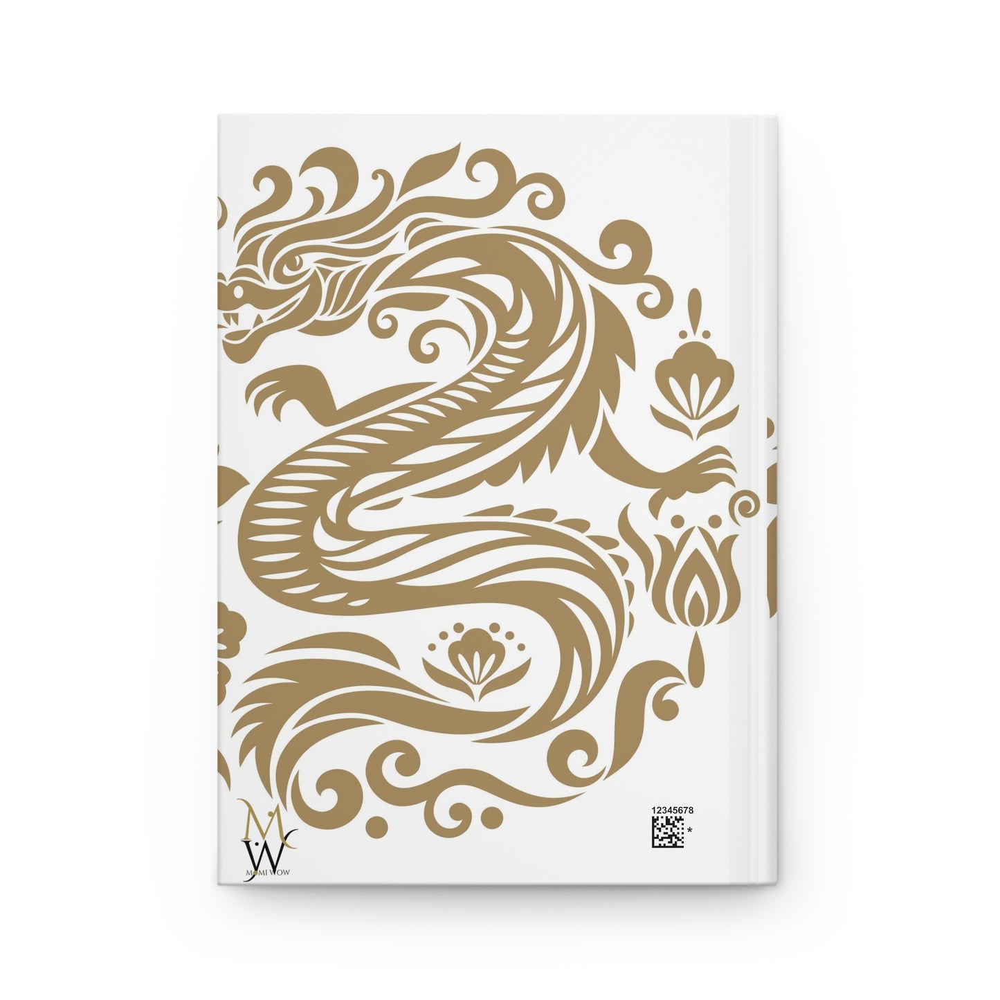 Golden Dragon Hardcover Journal Matte