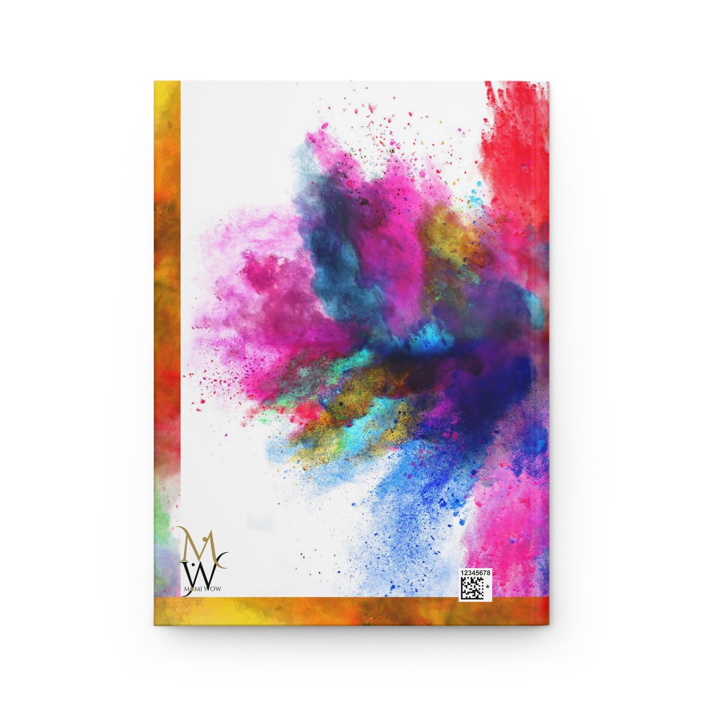 Paint Splash Hardcover Journal Matte