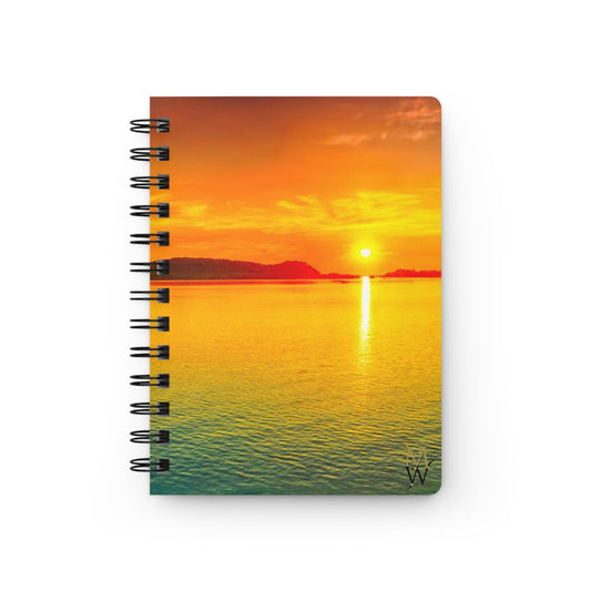 Sunset Spiral Bound Journal