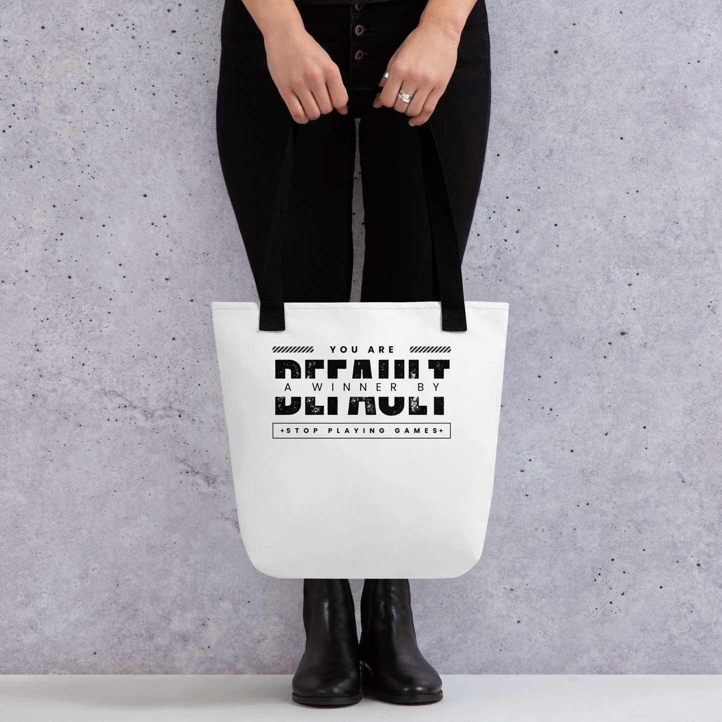 You Are A Winner By Default Tote bag