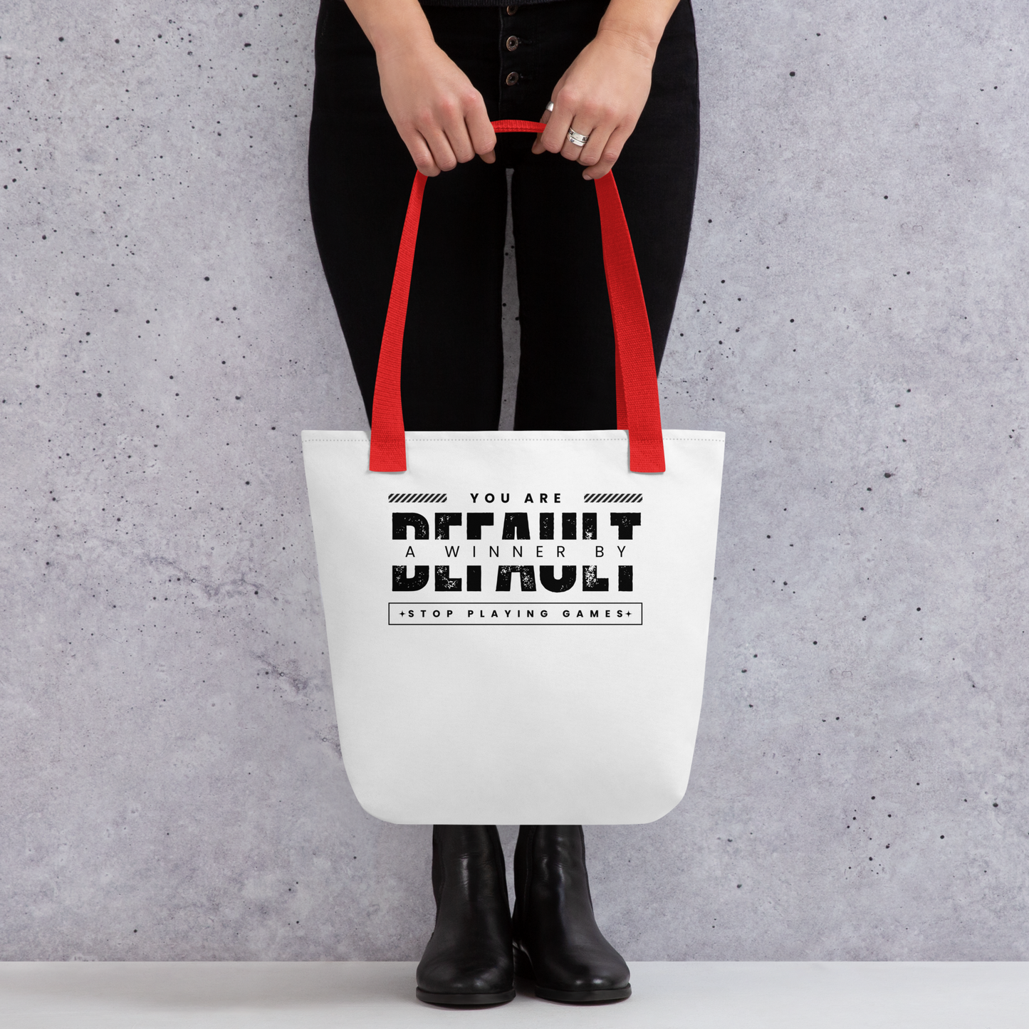 You Are A Winner By Default Tote bag