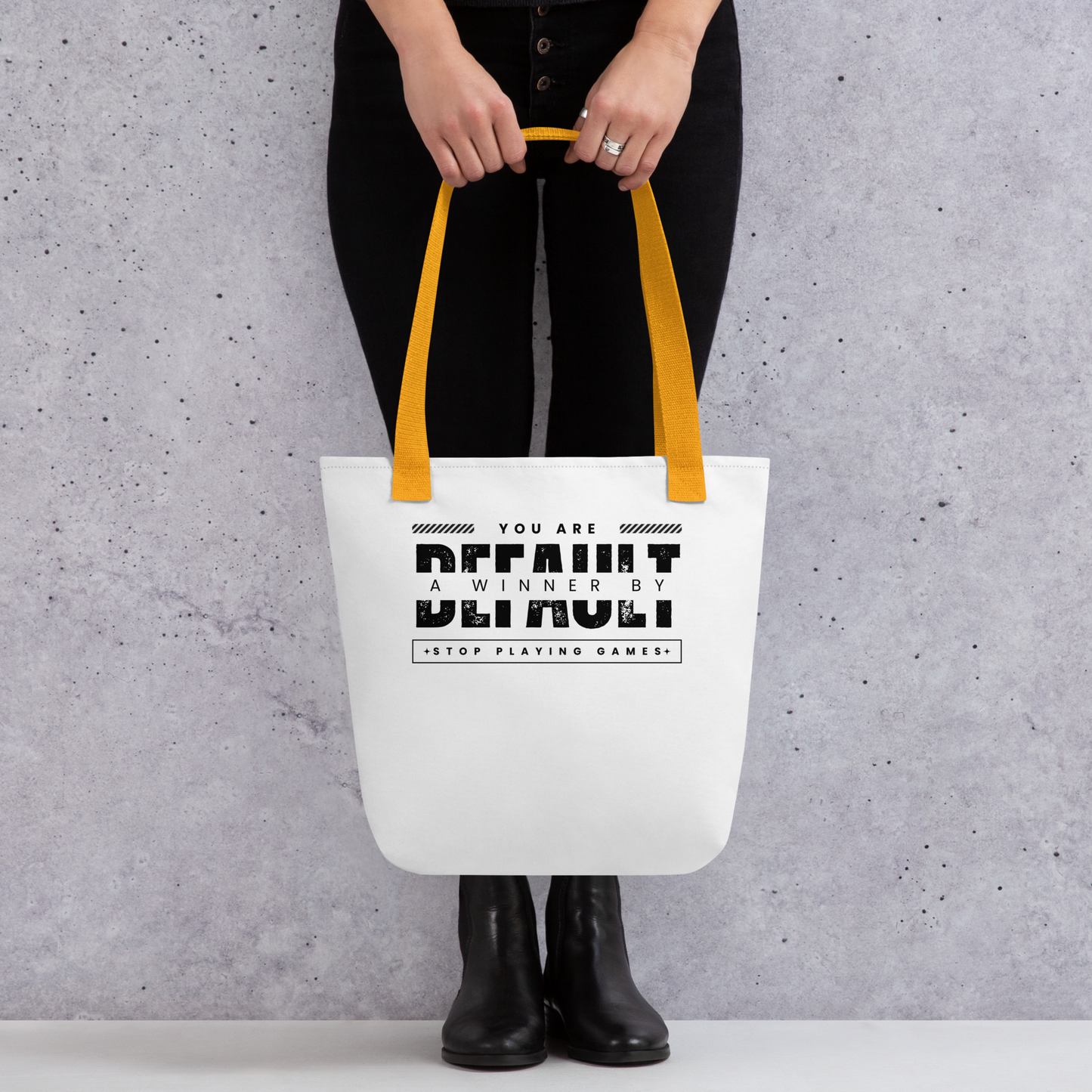 You Are A Winner By Default Tote bag