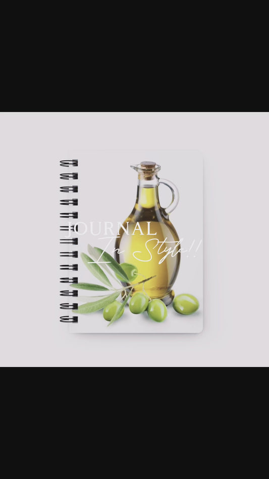 Vineyard Vibes Spiral Bound Journal