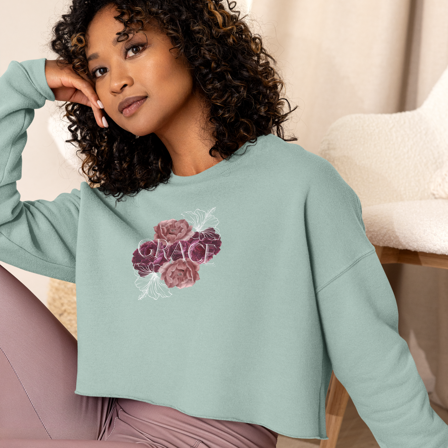 Grace Crop Sweatshirt