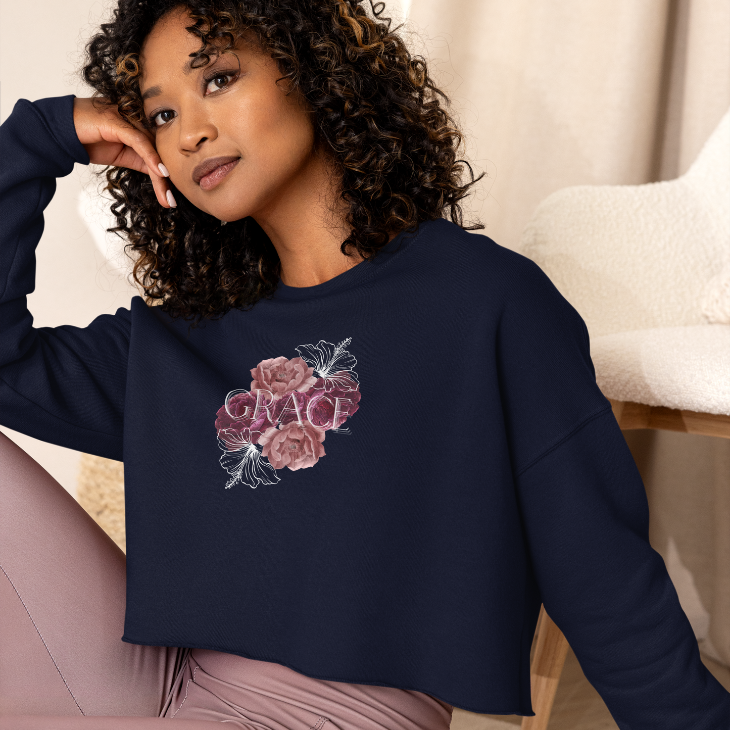 Grace Crop Sweatshirt